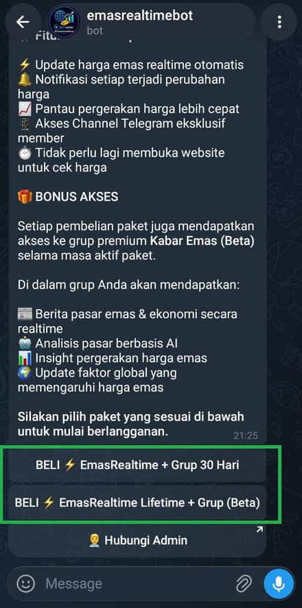 Pilih paket